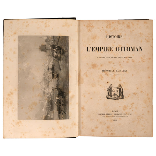 Histoire de l'Empire Ottoman, 1855, Théophile Lavallée, İlk Baskı