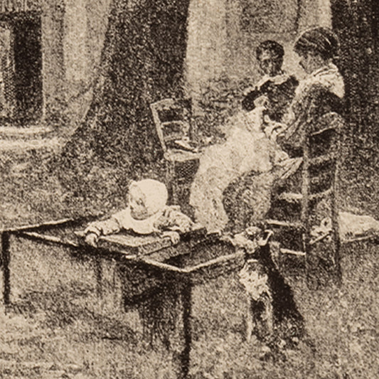 Ferdinand Heilbuth — La Visite de la Supérieure Başrahibenin Ziyareti, 1880-90