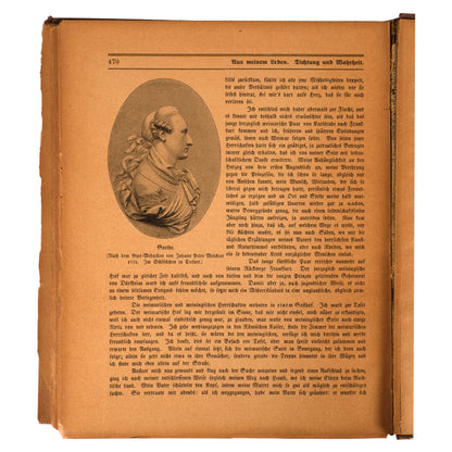 Wolfgang Von Goethe, Aus meinem Leben: Dichtung und Wahrheit, 1903, Hermann Seemann