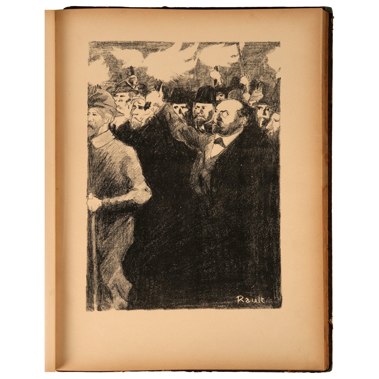 Hommage des Artistes à Picquart, Album de 12 Lithographies, 1899