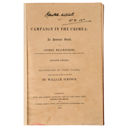 The Campaign in the Crimea: An Historical Sketch 1855–1856