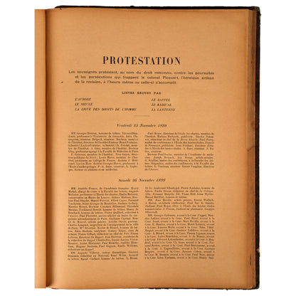 Hommage des Artistes à Picquart, Album de 12 Lithographies, 1899