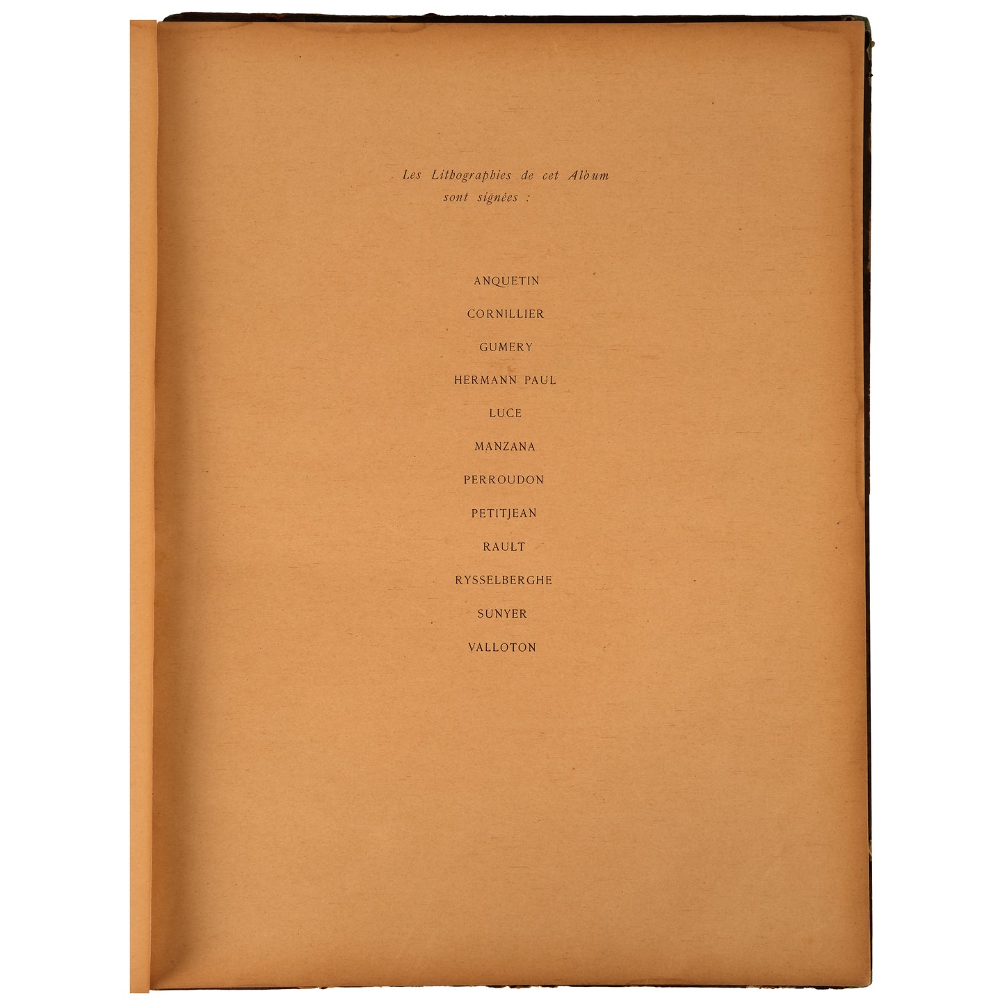 Hommage des Artistes à Picquart, Album de 12 Lithographies, 1899