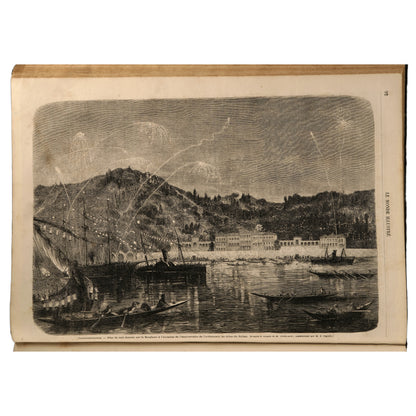 Le Monde Illustré, 1865, iki yarıyıl cildi (Tome XVI–XVII), Paris