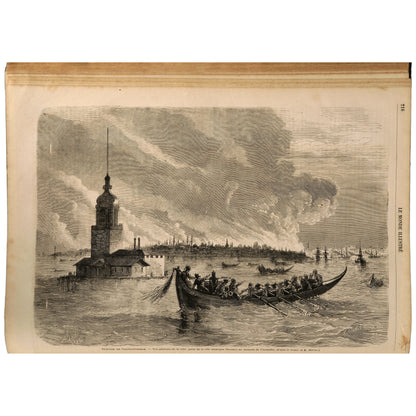 Le Monde Illustré, 1865, iki yarıyıl cildi (Tome XVI–XVII), Paris