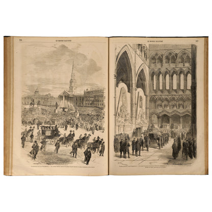 Le Monde Illustré, 1865, iki yarıyıl cildi (Tome XVI–XVII), Paris