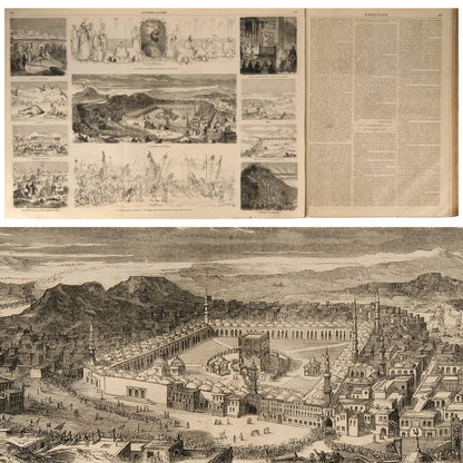 Le Monde Illustré, 1865, iki yarıyıl cildi (Tome XVI–XVII), Paris