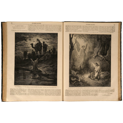 Le Monde Illustré, 1865, iki yarıyıl cildi (Tome XVI–XVII), Paris