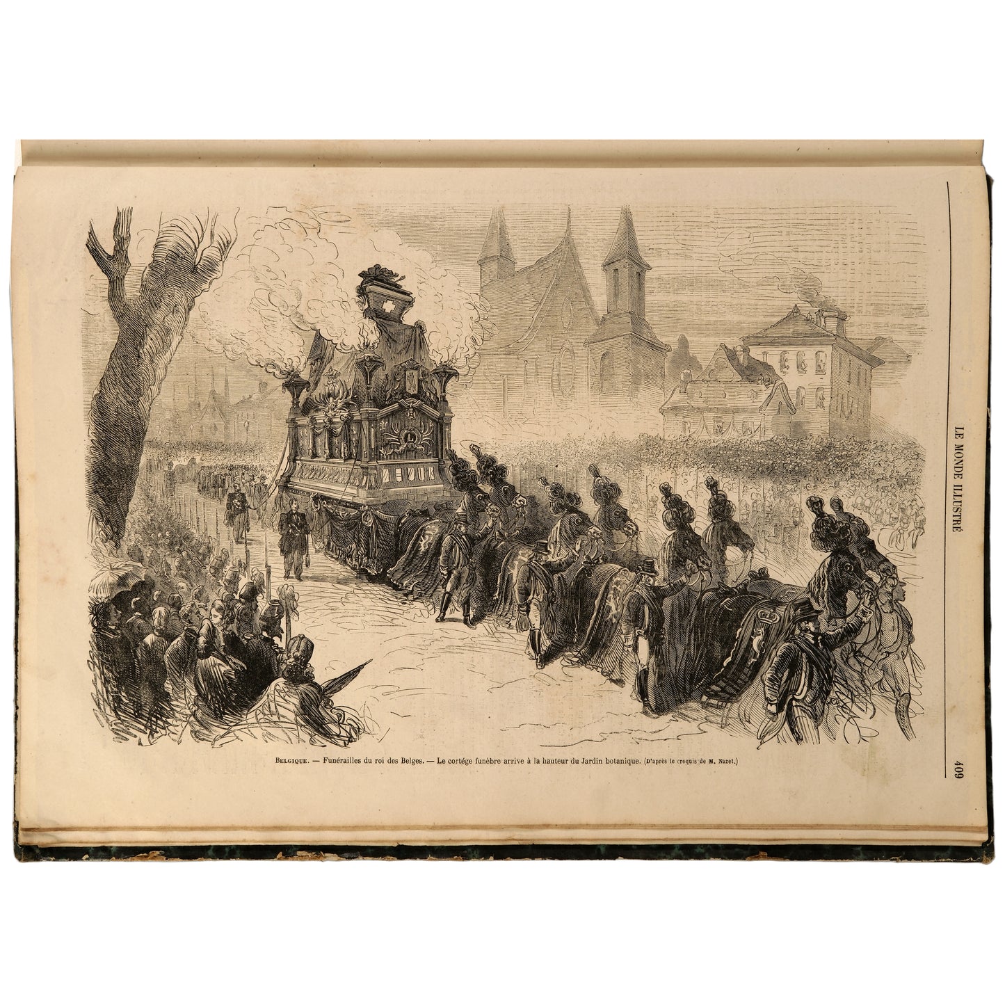 Le Monde Illustré, 1865, iki yarıyıl cildi (Tome XVI–XVII), Paris