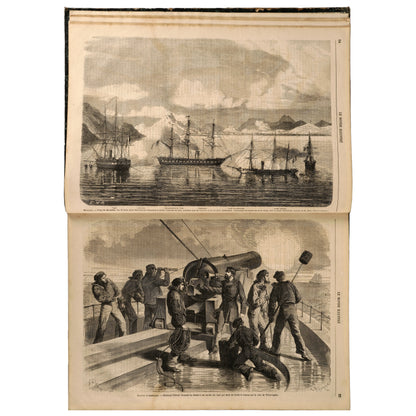 Le Monde Illustré, 1865, iki yarıyıl cildi (Tome XVI–XVII), Paris