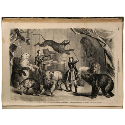 Le Monde Illustré, 1865, iki yarıyıl cildi (Tome XVI–XVII), Paris
