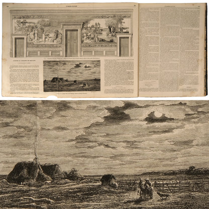 Le Monde Illustré, 1865, iki yarıyıl cildi (Tome XVI–XVII), Paris