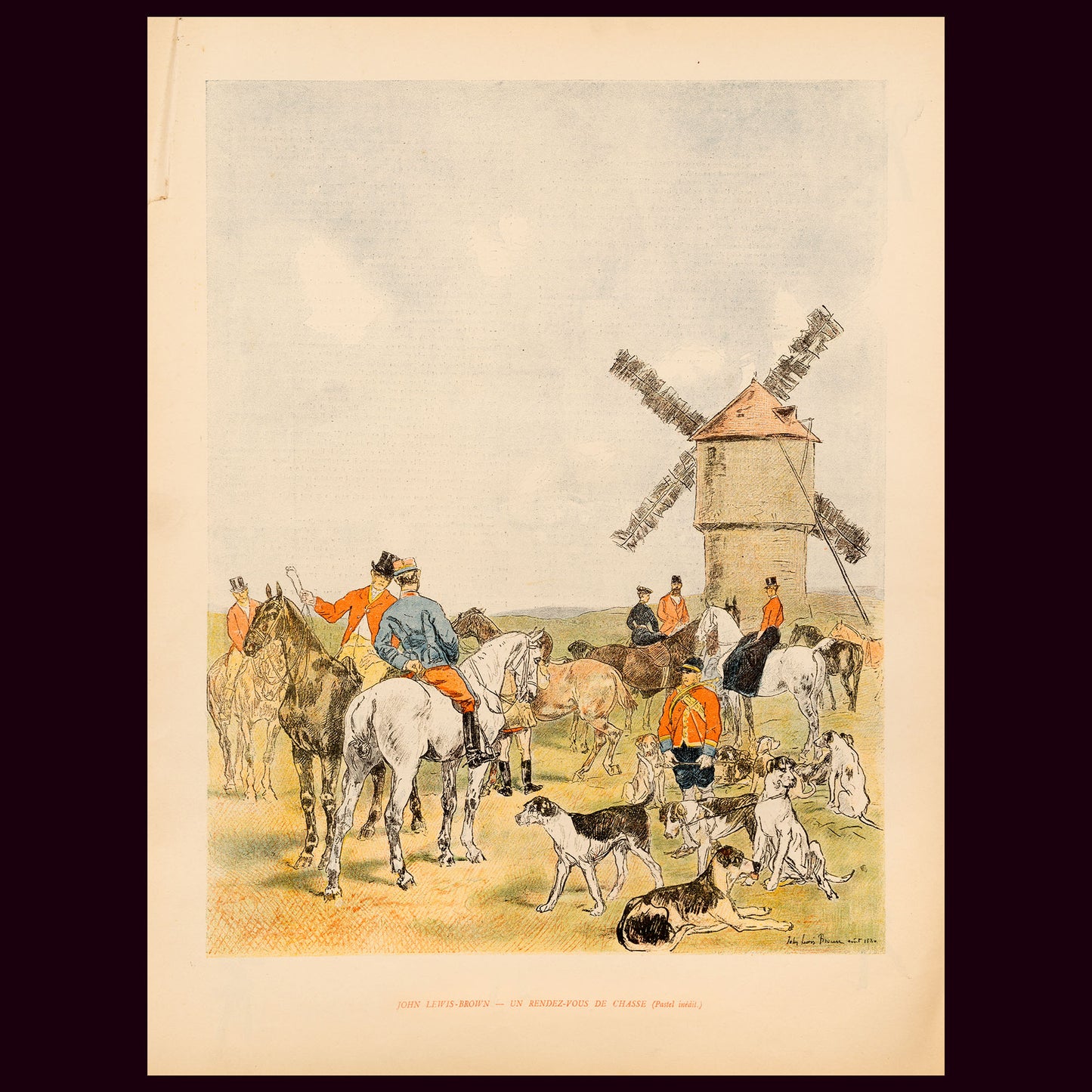Un Rendez-vous de Chasse — John Lewis Brown