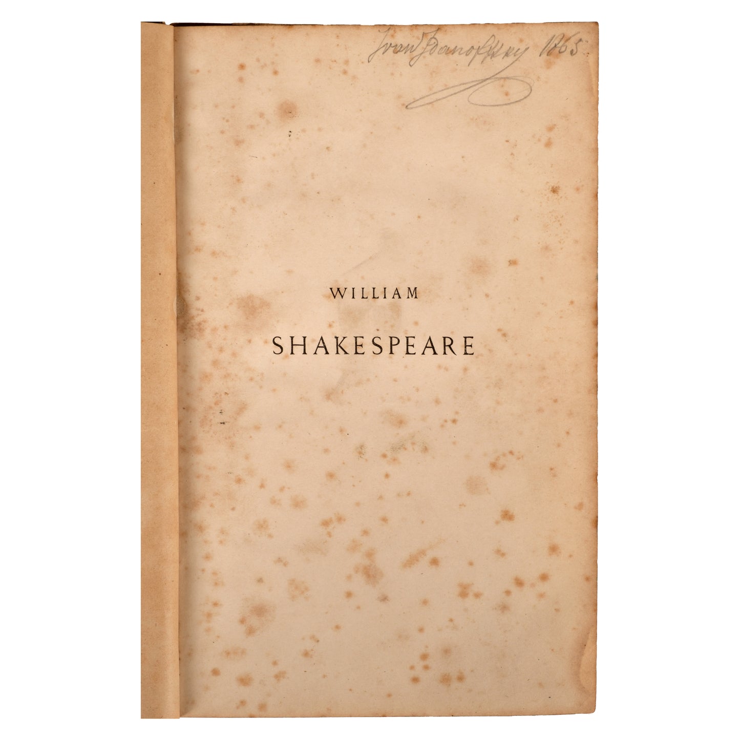 Victor Hugo, William Shakespeare 1864 — A. Lacroix - Paris, İlk Baskı