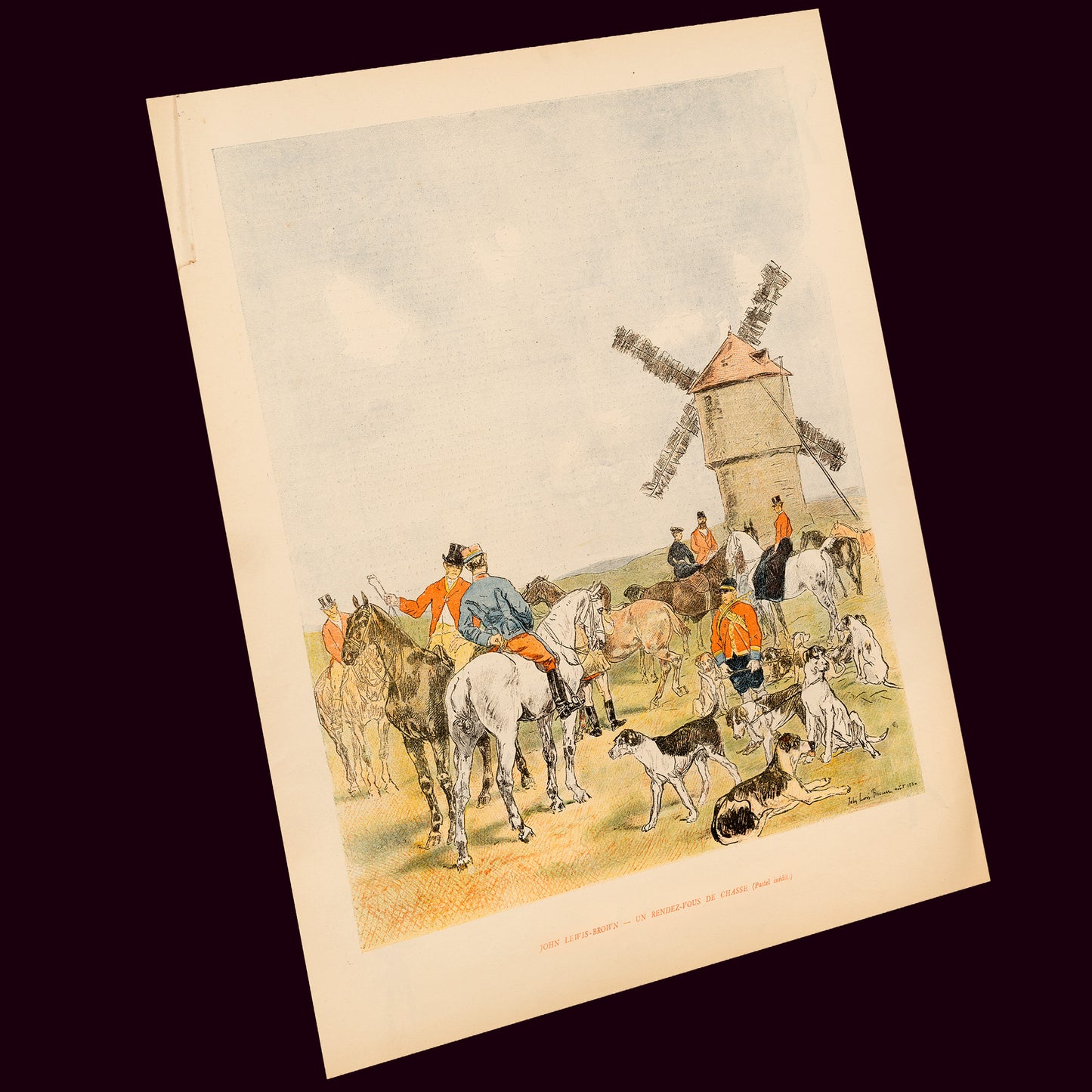 Un Rendez-vous de Chasse — John Lewis Brown