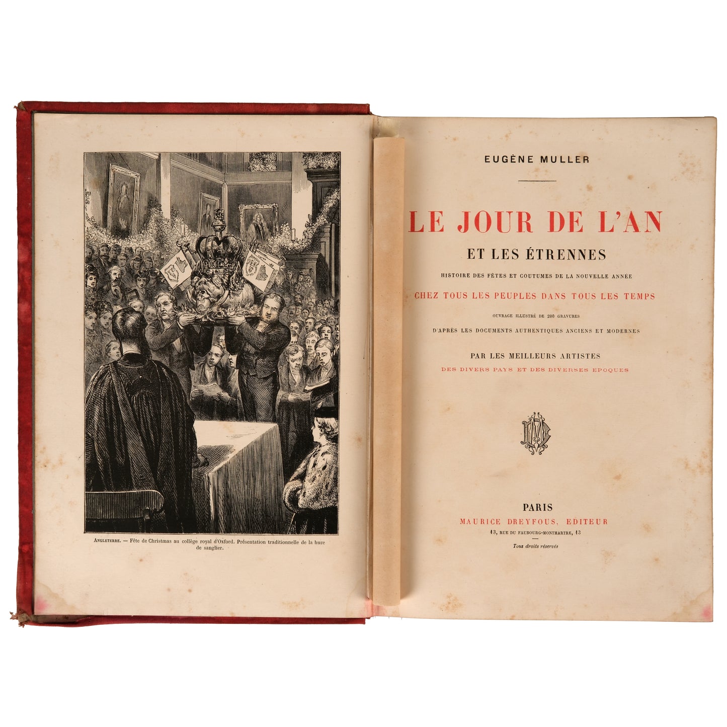 Le Jour de l'An et les Étrennes, Eugène Muller, 1881