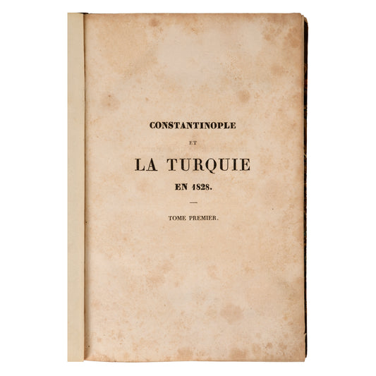 Constantinople et la Turquie en 1828 — Charles Mac-Farlane