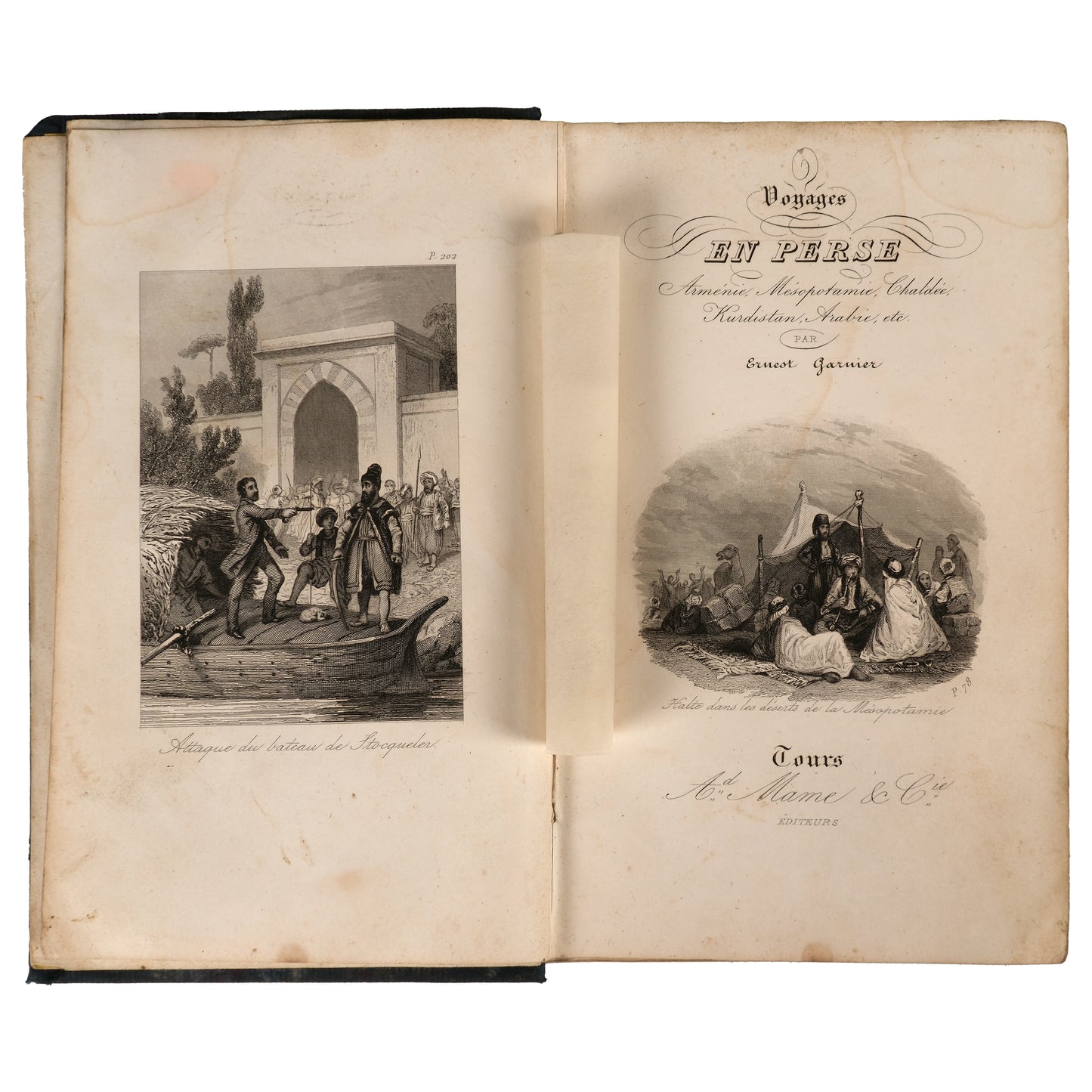 Voyages en Perse, Arménie, Mésopotamie, Chaldée, Kurdistan, Arabie, 1843