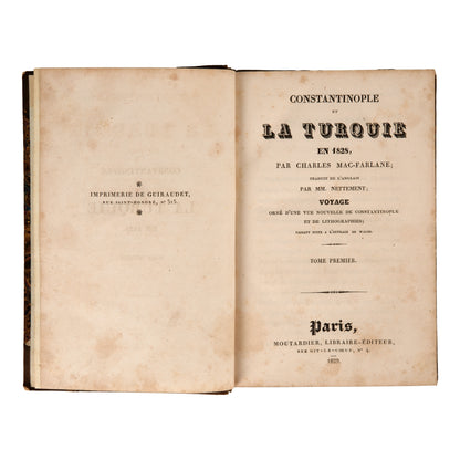 Constantinople et la Turquie en 1828 — Charles Mac-Farlane