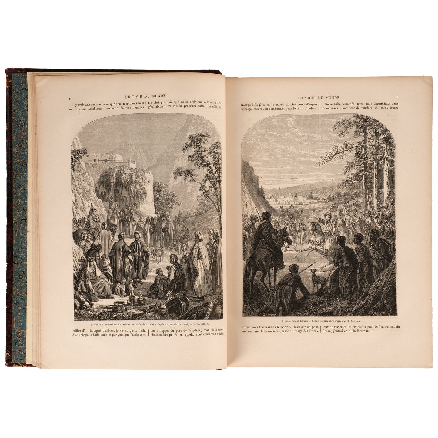 Le Tour du Monde, Nouveau Journal des Voyages, 1861, Erken Dönem Baskı