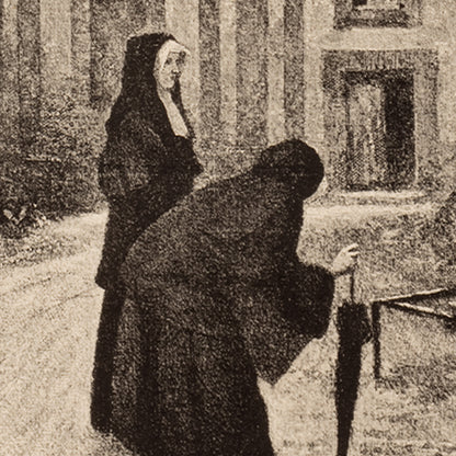 Ferdinand Heilbuth — La Visite de la Supérieure Başrahibenin Ziyareti, 1880-90