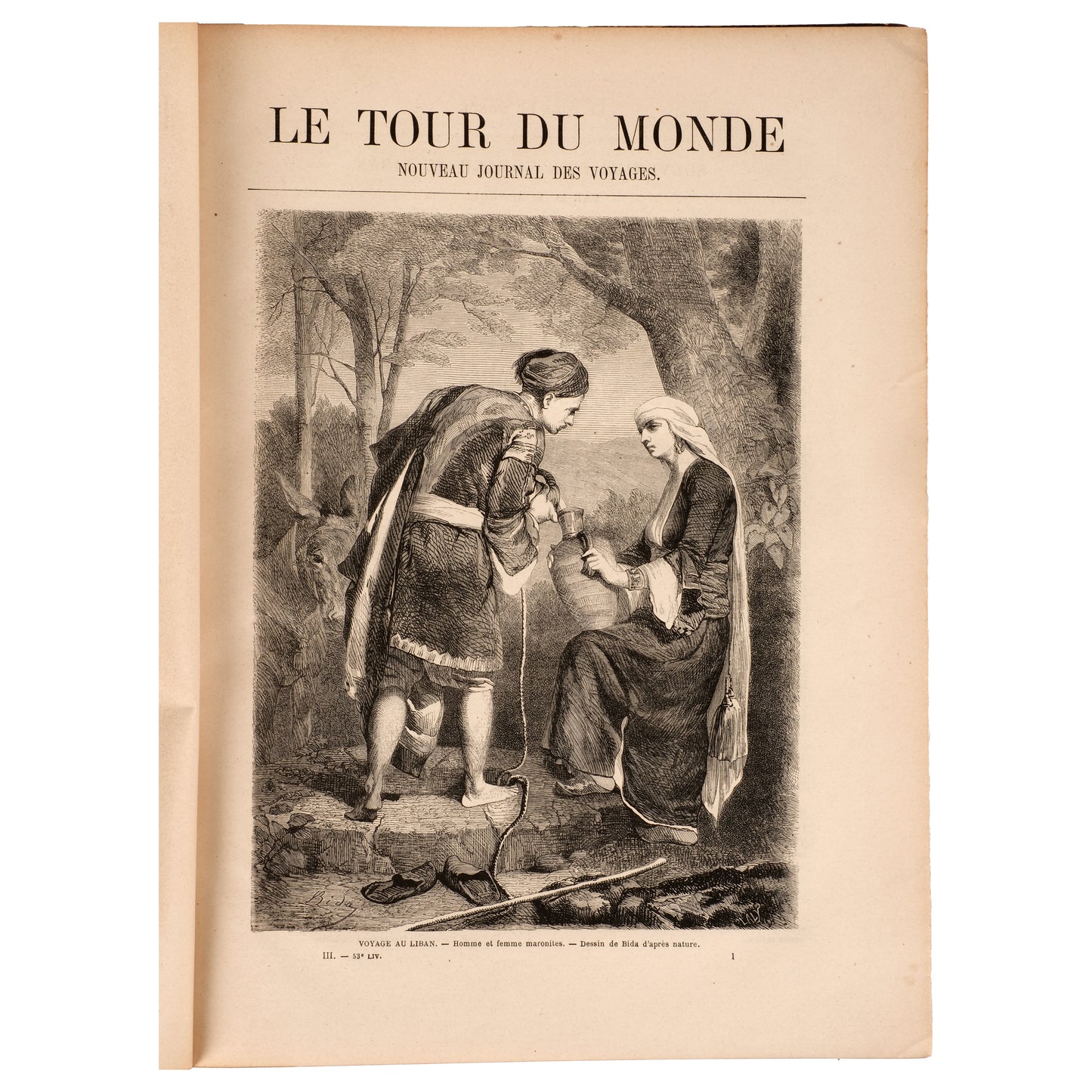 Le Tour du Monde, Nouveau Journal des Voyages, 1861, Erken Dönem Baskı