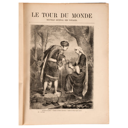 Le Tour du Monde, Nouveau Journal des Voyages, 1861, Erken Dönem Baskı