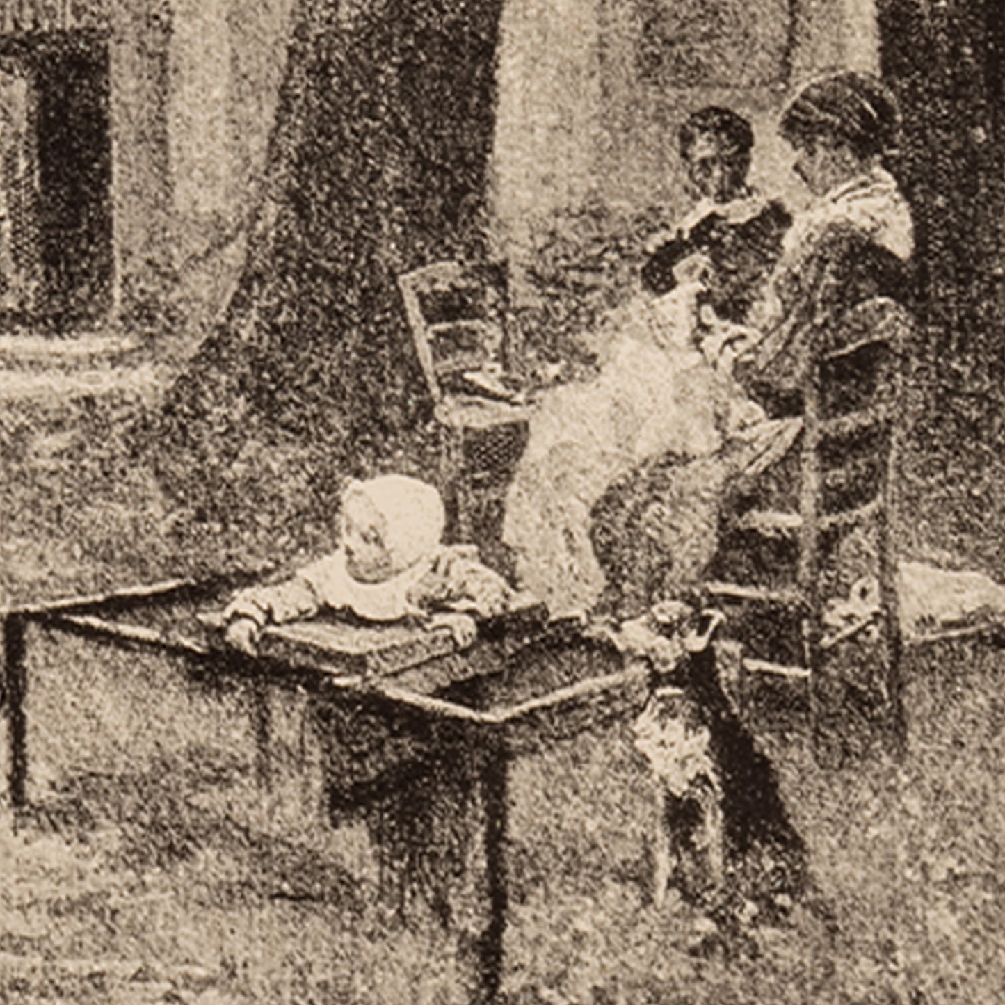 Ferdinand Heilbuth — La Visite de la Supérieure Başrahibenin Ziyareti, 1880-90