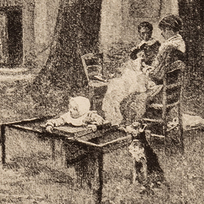 Ferdinand Heilbuth — La Visite de la Supérieure Başrahibenin Ziyareti, 1880-90