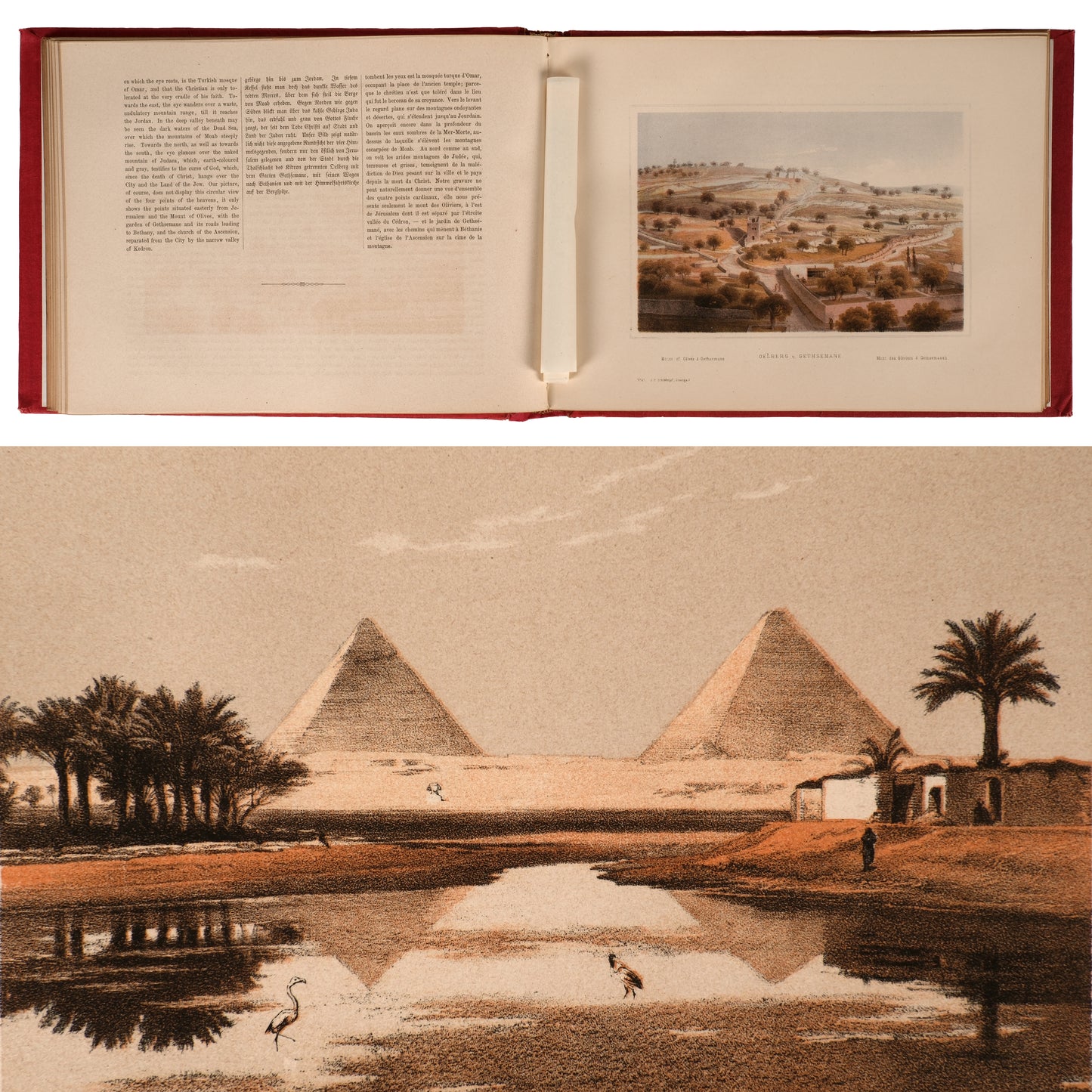 Palästina — Neues Album des heiligen Landes 1868 — J.F. Steinkopf, Stuttgart