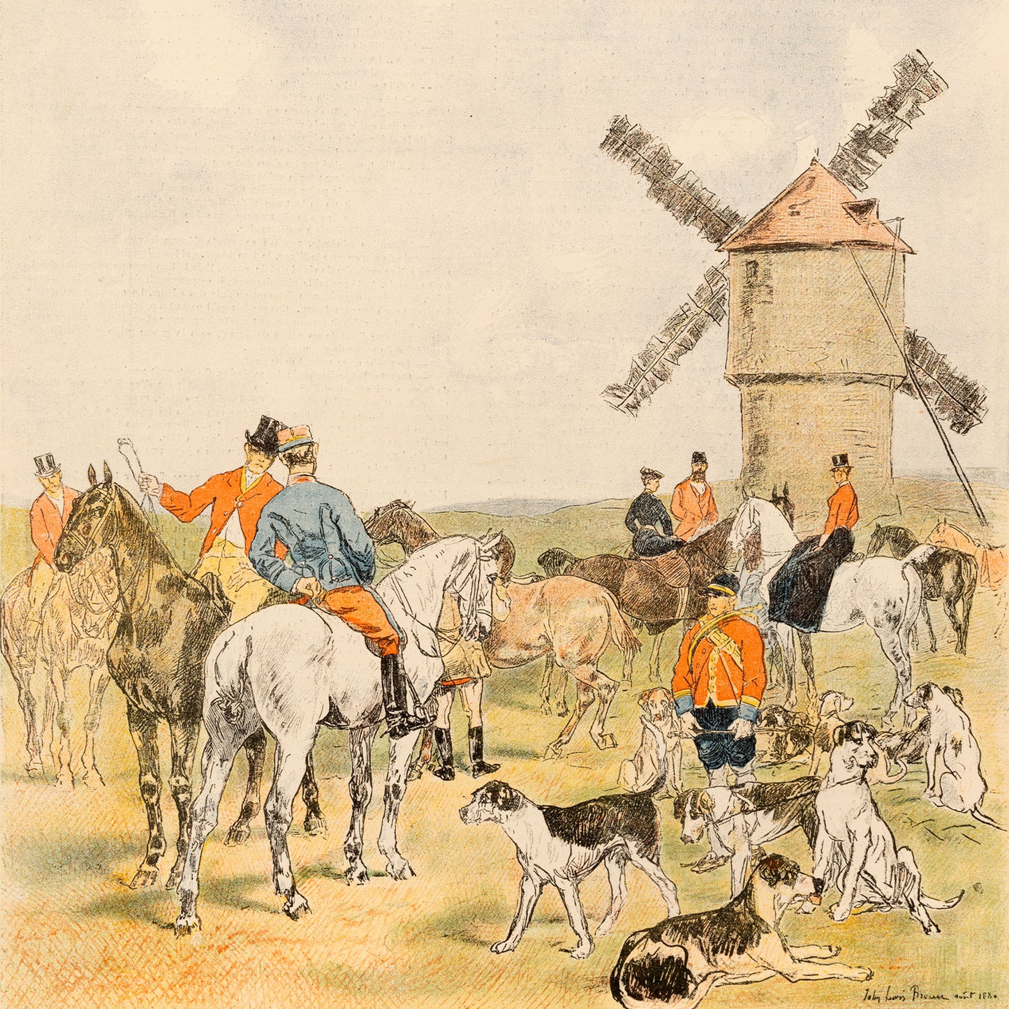 Un Rendez-vous de Chasse — John Lewis Brown