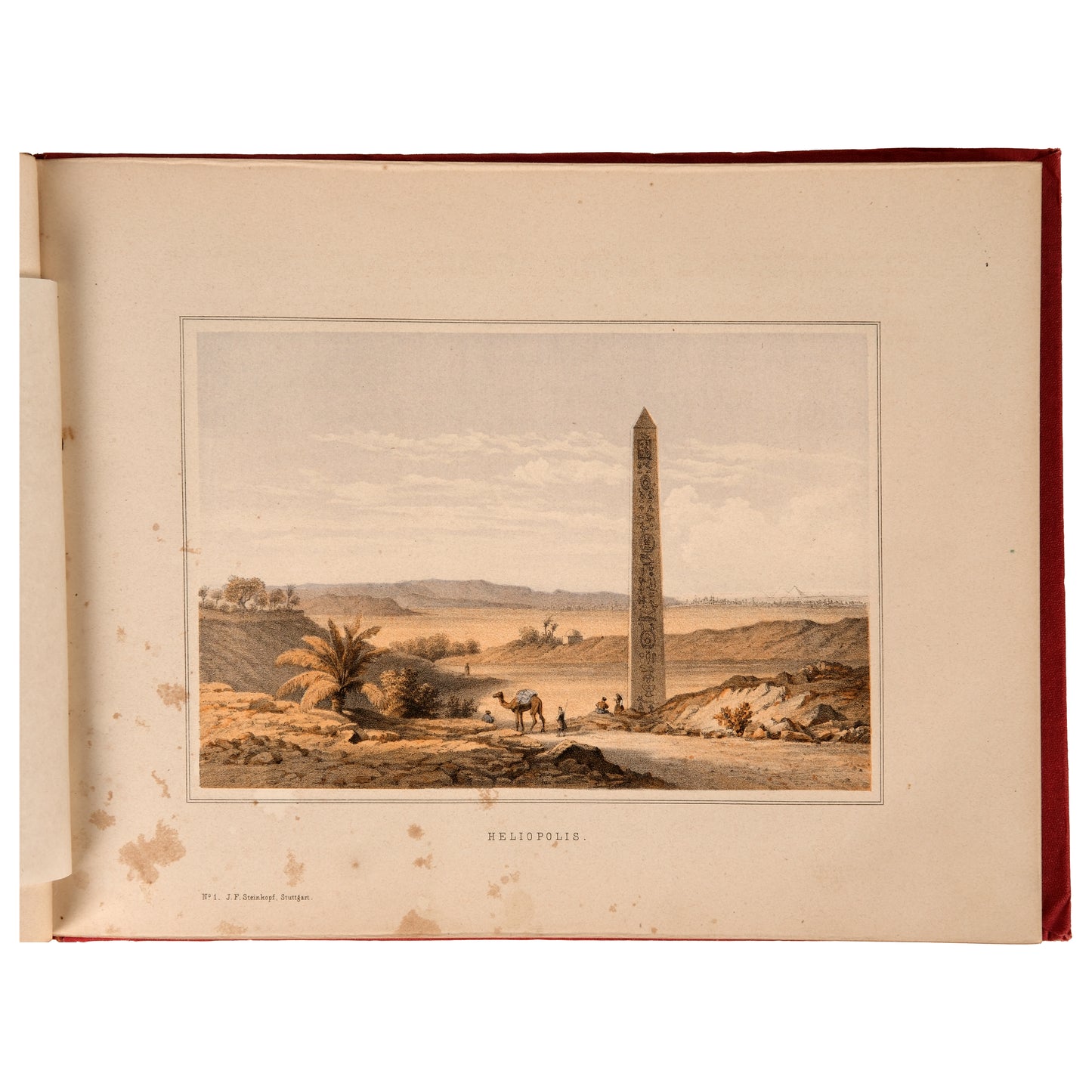 Palästina — Neues Album des heiligen Landes 1868 — J.F. Steinkopf, Stuttgart