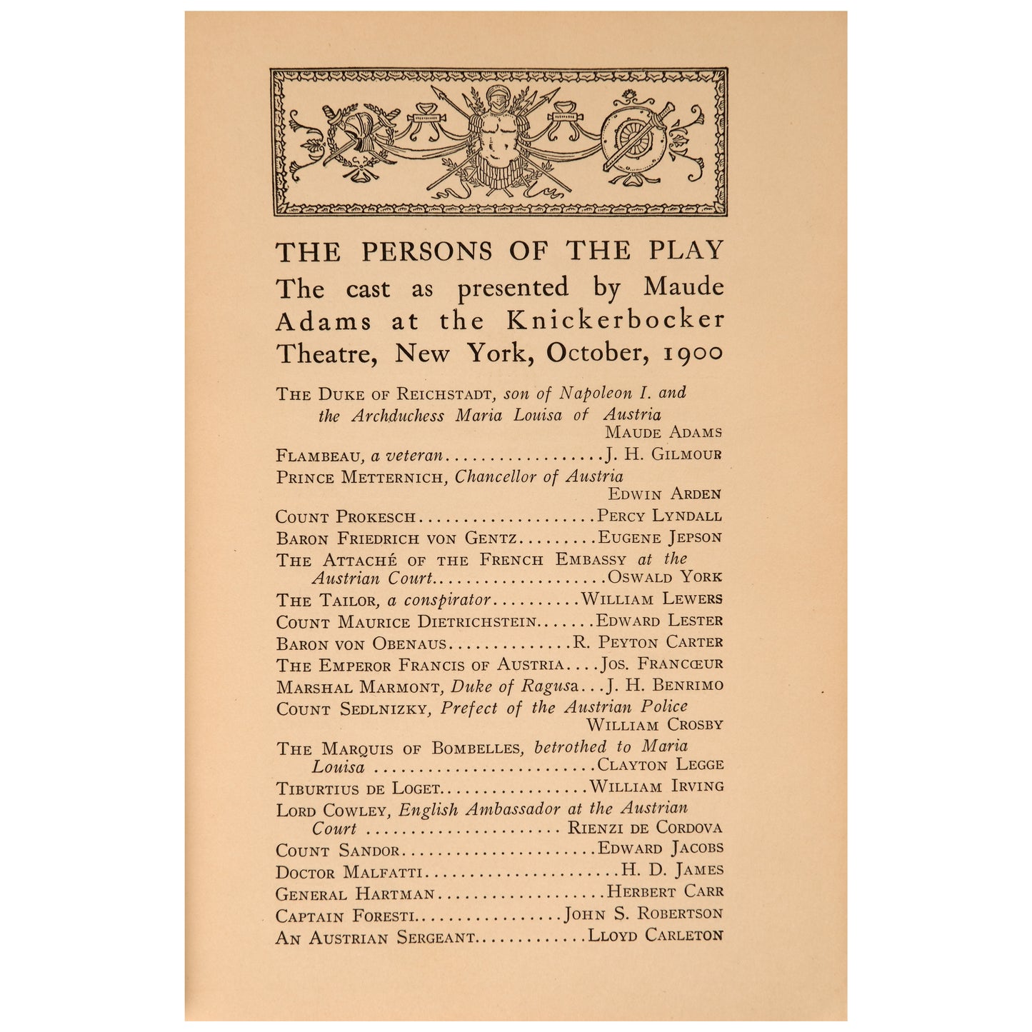 Edmund Rostand, L'Aiglon: A Play in Six Acts 1900 — R.H. Russell, New York