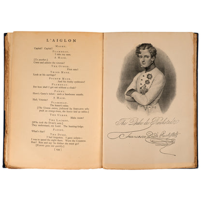 Edmund Rostand, L'Aiglon: A Play in Six Acts 1900 — R.H. Russell, New York
