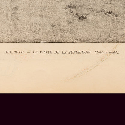 Ferdinand Heilbuth — La Visite de la Supérieure Başrahibenin Ziyareti, 1880-90