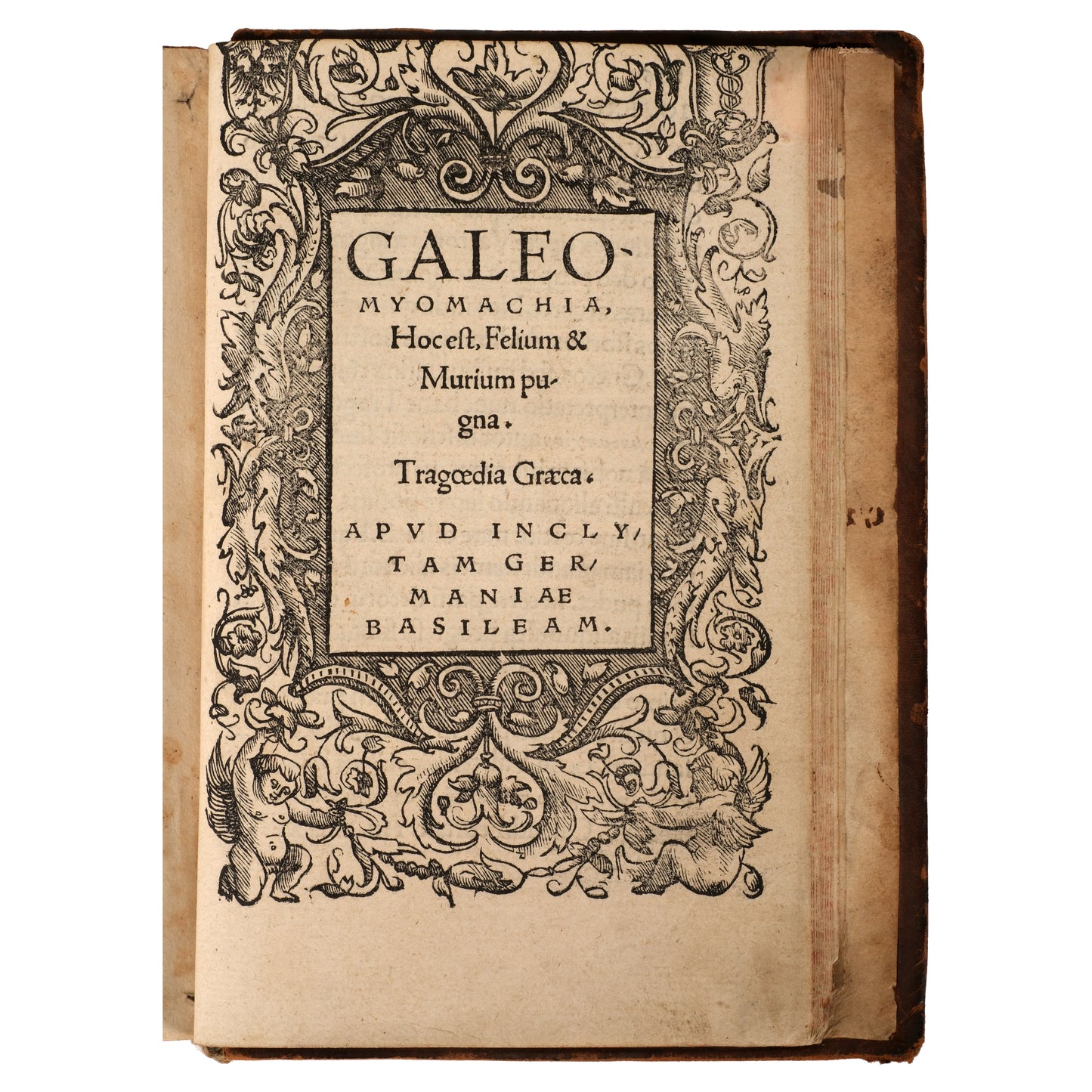 (Ezop Masalları) Aesopi Phrygis Fabulae graece et latine 1538 — Johann Hervagius, Basel