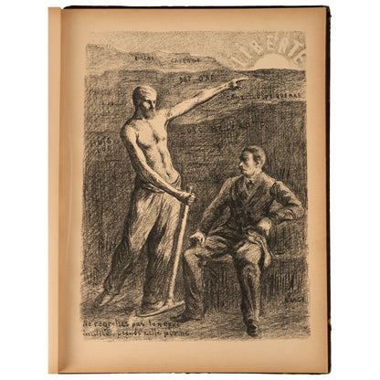 Hommage des Artistes à Picquart, Album de 12 Lithographies, 1899