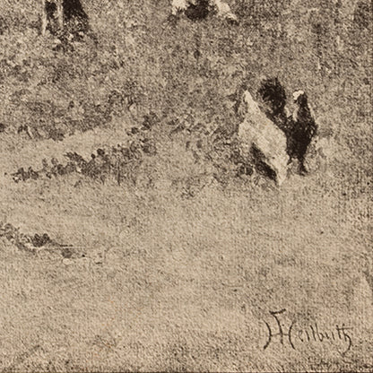 Ferdinand Heilbuth — La Visite de la Supérieure Başrahibenin Ziyareti, 1880-90
