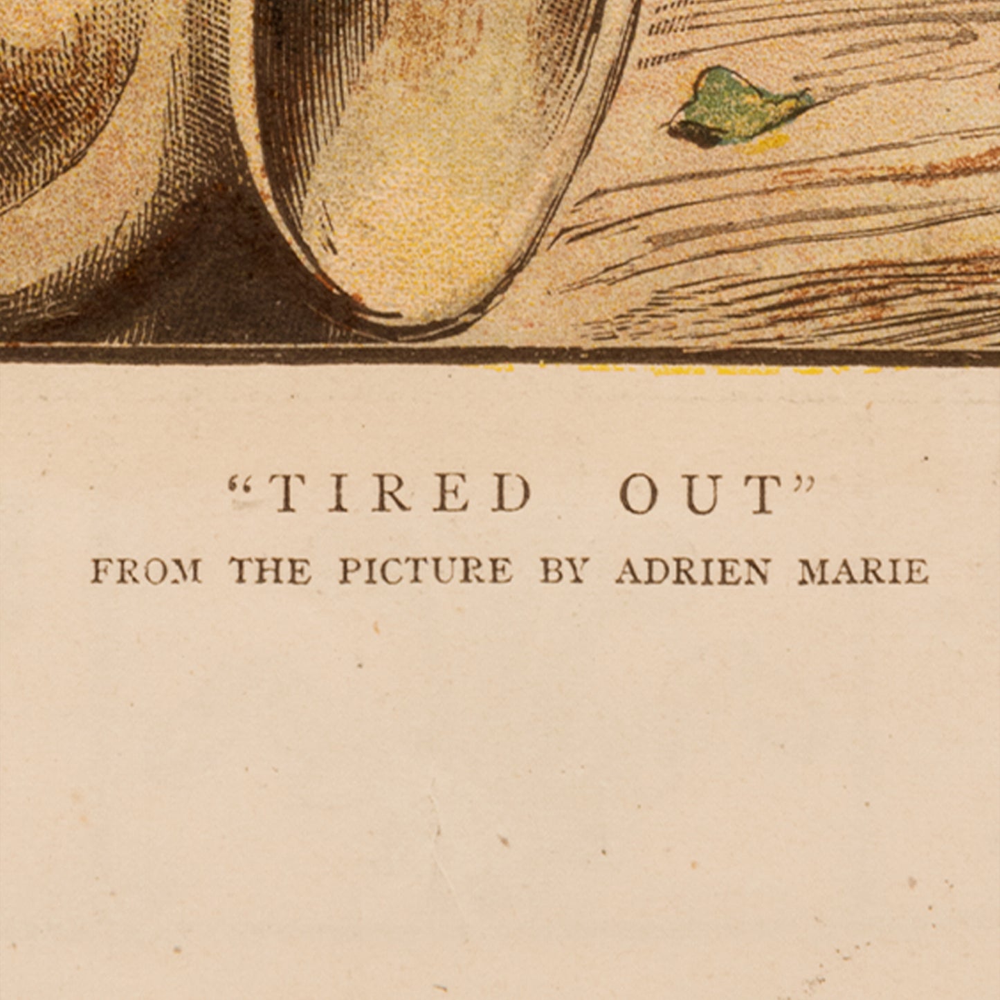 "Tired Out" — Adrien Marie, The Graphic Christmas Number, 1885