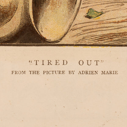 "Tired Out" — Adrien Marie, The Graphic Christmas Number, 1885