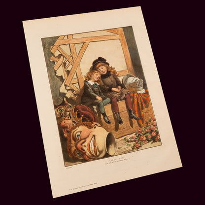 "Tired Out" — Adrien Marie, The Graphic Christmas Number, 1885