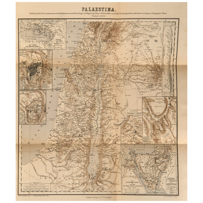 Palästina — Neues Album des heiligen Landes 1868 — J.F. Steinkopf, Stuttgart