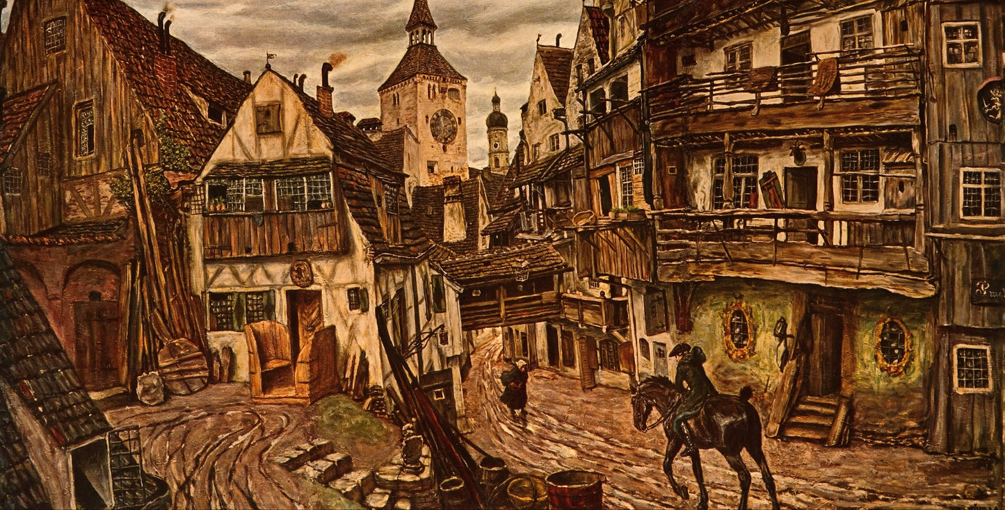 Münchener Kunst in fünfzig farbigen Reproduktionen, 1906, Fritz von Ostini (ed.), E.A. Seemann, Leipzig