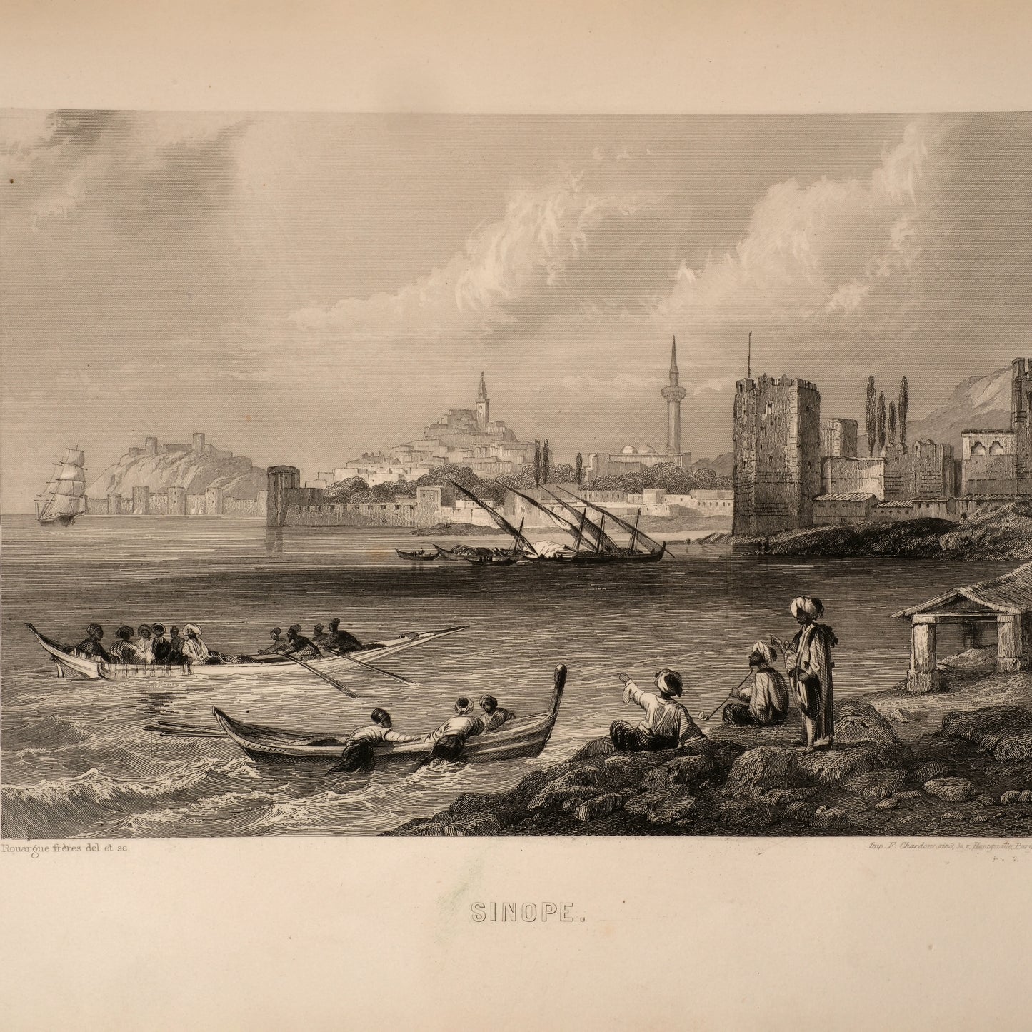 Constantinople et la Mer Noire 1855, Joseph Méry, Paris