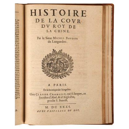 Histoire Généralle du Serrail, Michel Bavdier,  Claude Cramoisy, Paris 1631, İkinci Baskı