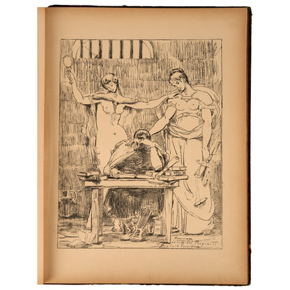 Hommage des Artistes à Picquart, Album de 12 Lithographies, 1899
