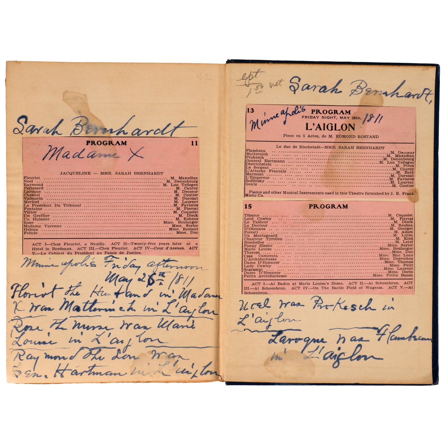 Edmund Rostand, L'Aiglon: A Play in Six Acts 1900 — R.H. Russell, New York