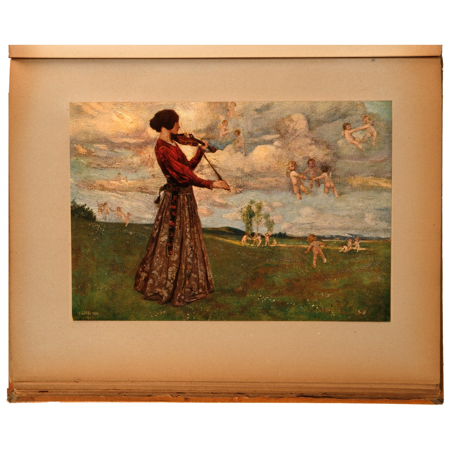Münchener Kunst in fünfzig farbigen Reproduktionen, 1906, Fritz von Ostini (ed.), E.A. Seemann, Leipzig