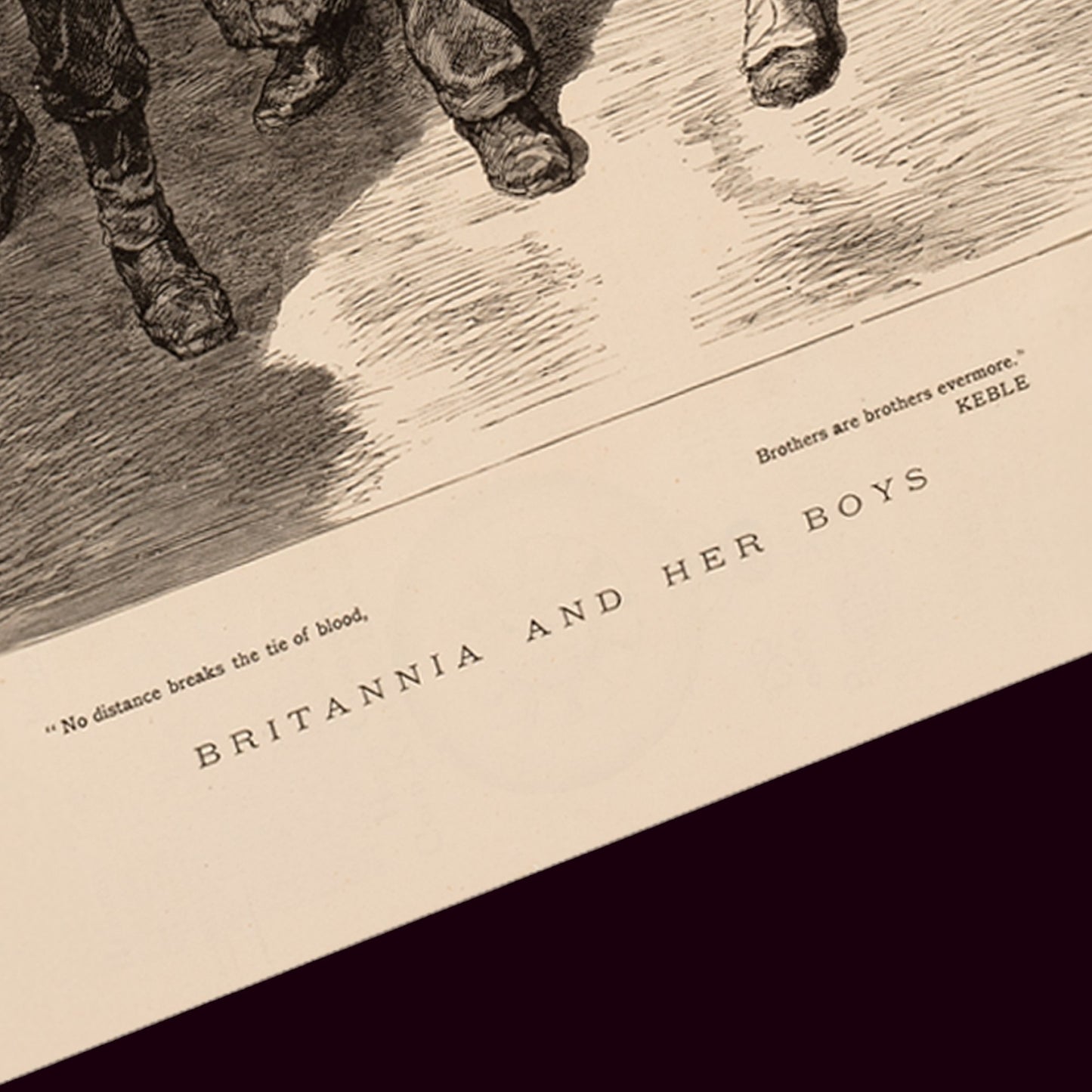 Britannia And Her Boys, Godefroy Durand, 1885 — The Graphic