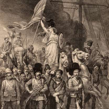 Britannia And Her Boys, Godefroy Durand, 1885 — The Graphic